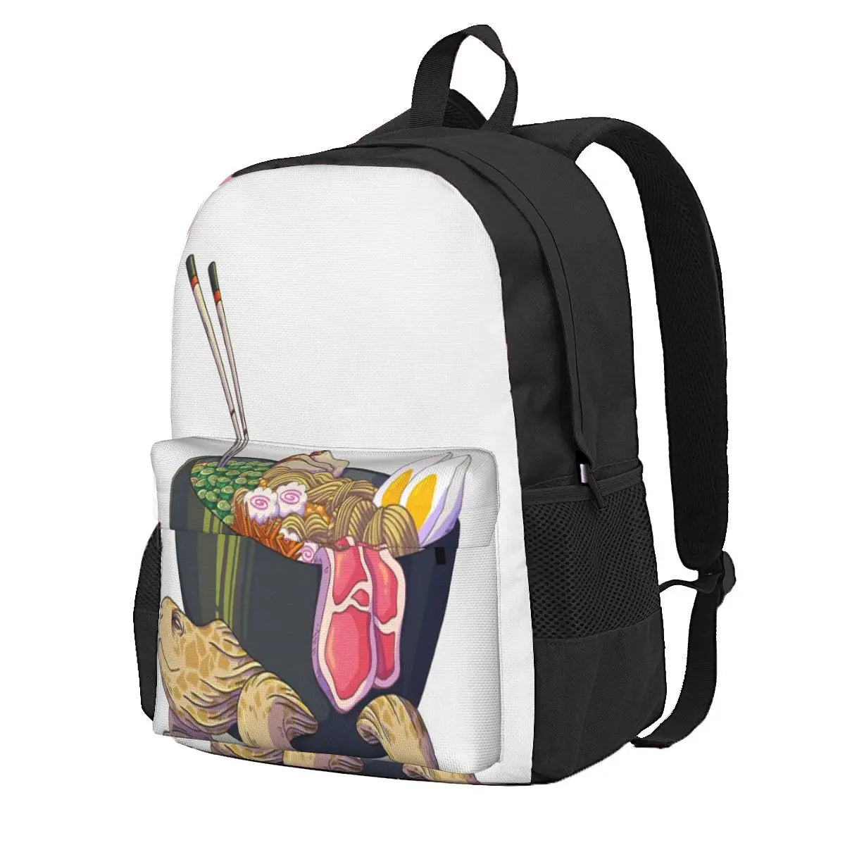 Ramen Tortoise Backpacks Men's Backpacks Women's Bags School Backpacks