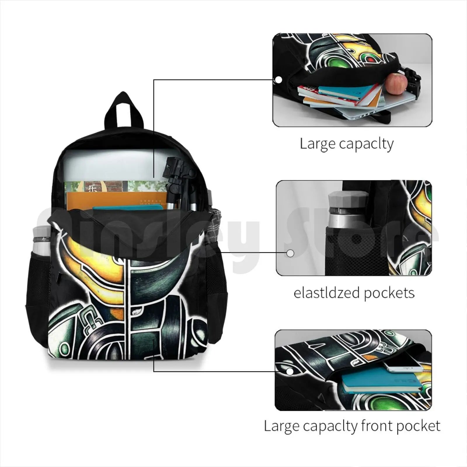 Ratchet & Clank Hiking Backpack Outdoor Sports Bag