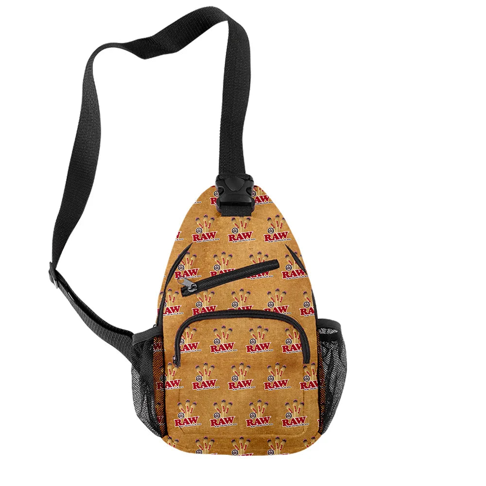 Raw Cigar Cigarette Tobacco 3D Print Boys/Girls Chest Bags
