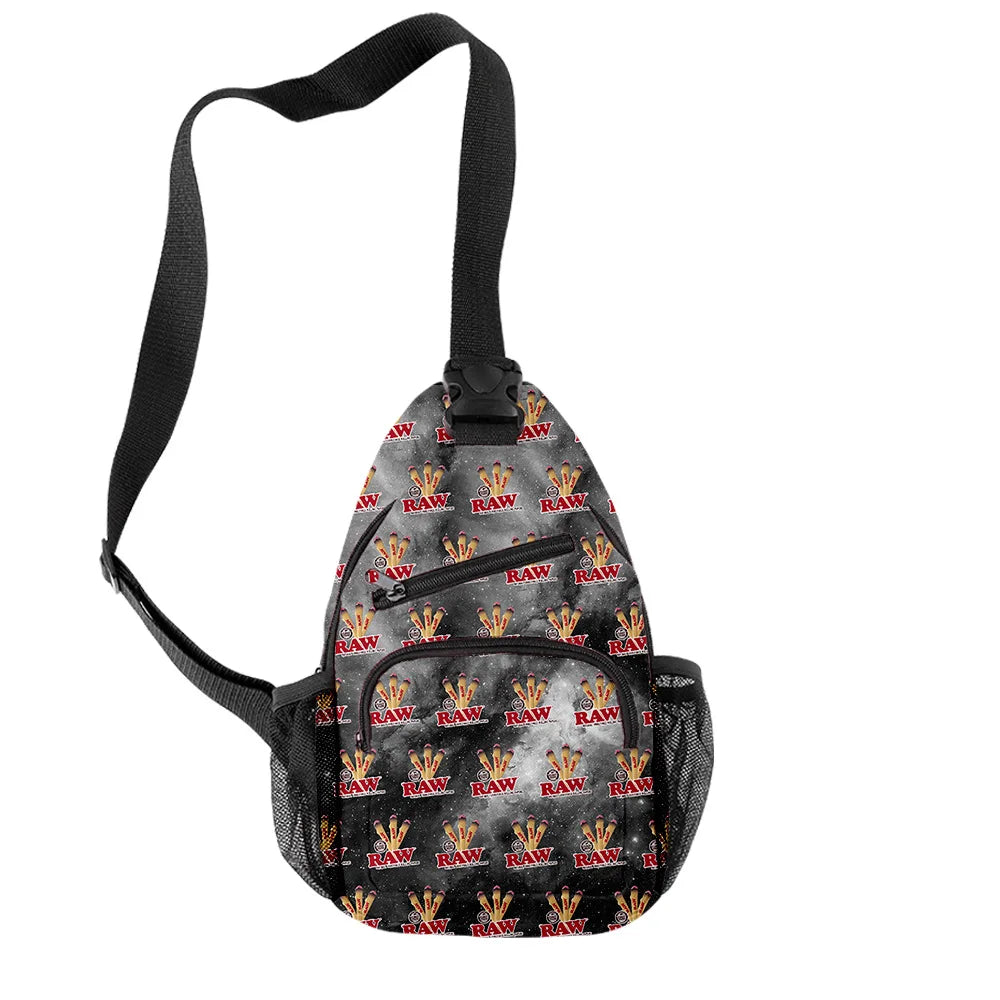 Raw Cigar Cigarette Tobacco 3D Print Boys/Girls Chest Bags