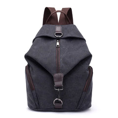 Vintage Canvas Backpack Women's Casual Retro Travel Bag Girls Book Schoolbag
