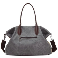 Vintage Patchwork Graffiti Canvas Shoulder Bag Women's Retro Crossbody Tote Hand