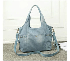 Women Denim Shoulder Bag Crossbody Tote Handbag Mochila Bolsa B725
