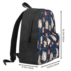 Night Reading Backpacks Men's Women's Travel Bag