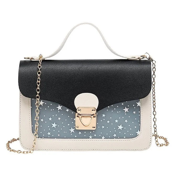 Korea Messenger Bag PU Crossbody Sling Handbag Women's Bags Small Square Bag