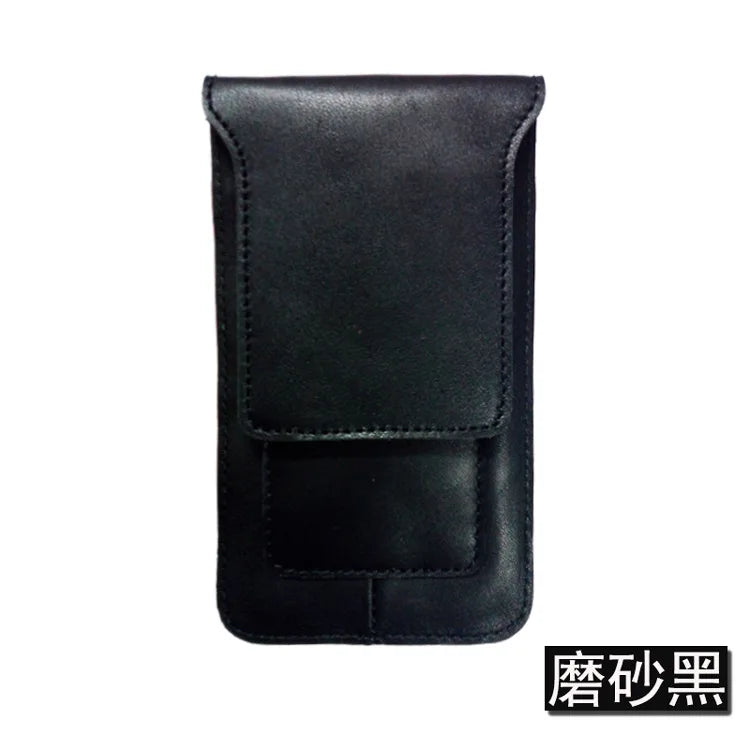 Cow Leather Men Waist Bag Hook Bum Bag Waist Pack Wallet Men Bag