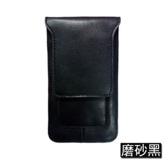 Cow Leather Men Waist Bag Hook Bum Bag Waist Pack Wallet Men Bag