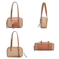Real Leather Women Bag High Shoulder Bag Small Women's Cross Body Messenger Bag