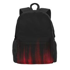 Red Abstract Backpacks Men's Women's Bags