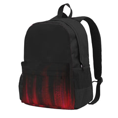 Red Abstract Backpacks Men's Women's Bags