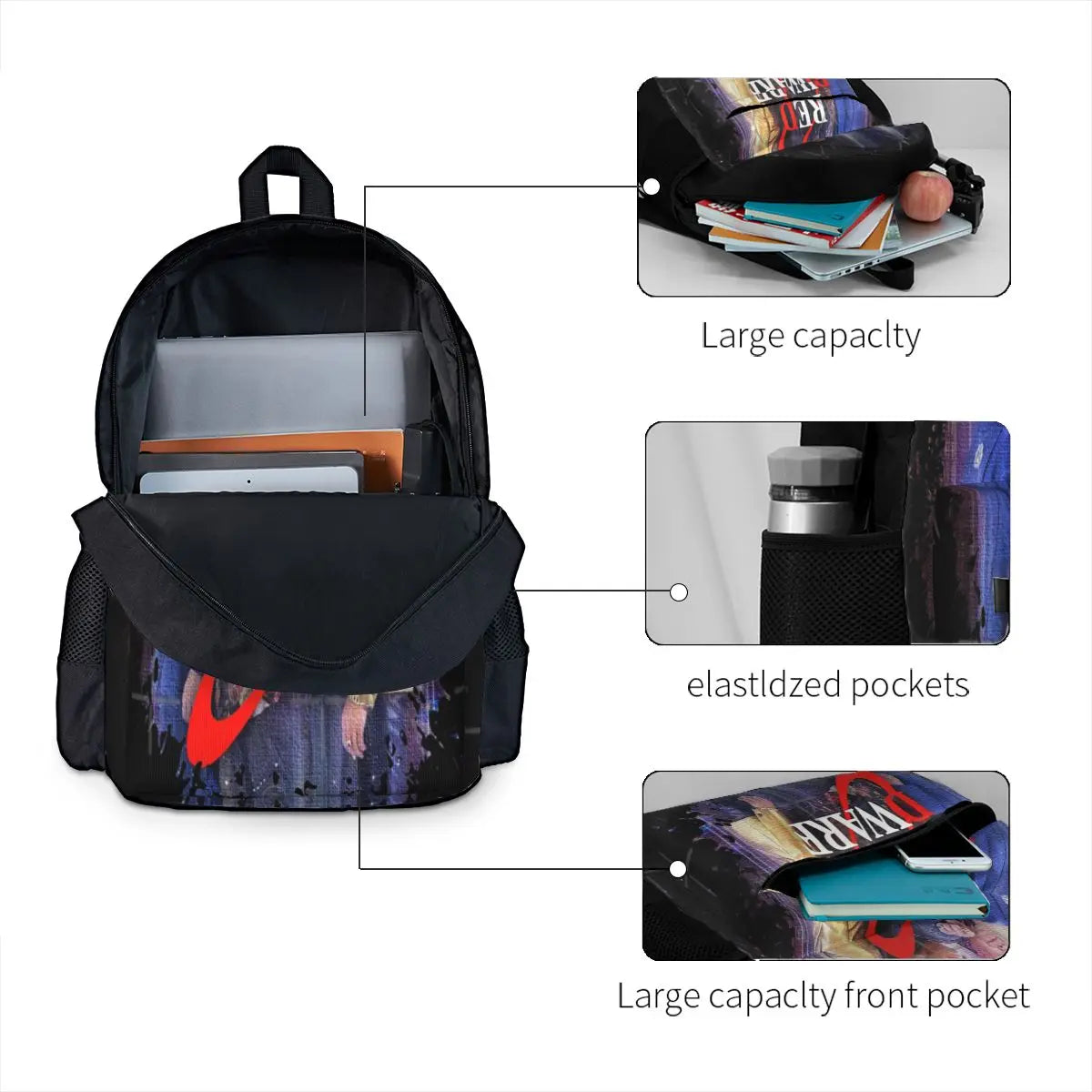 Red Dwarf - Crew 2 Backpacks Men's & Women's Travel Bags