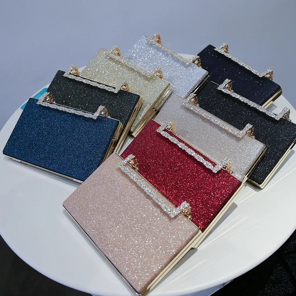 Red Handbags Crossbody Party Purse Small Clutch Women's Shoulder Bag
