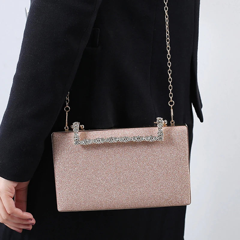 Red Handbags Crossbody Party Purse Small Clutch Women's Shoulder Bag