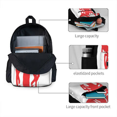 Red Lobster Backpacks Men's & Women's Harajuku Backpack