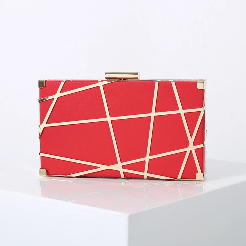 Red Bag Small Purse Crossbody Women Handbags Ladies Brands Evening Party Clutch