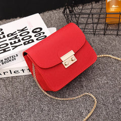 Red Mini Bag Women Shoulder Bags Flap Leather Crossbody Bags Women