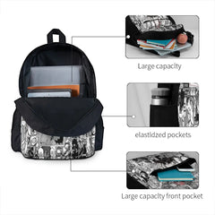 Red Riot Manly-Hearted Hero Backpacks Men's Backpacks Bags For Women