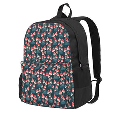 Red Toadstools Backpacks Men's Backpacks Bags For Women Kpop Zipper