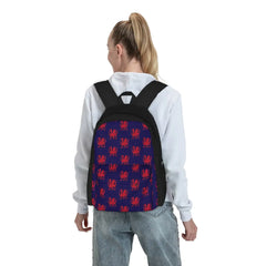 Red Welsh Dragon Flag Backpack Men's Women's Retro School Bag