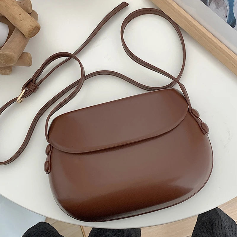 Red Women Saddle Bag Retro Style