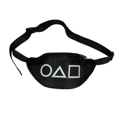 Reflective Geometric Pattern Chest Waist Bag Fanny Pack Mini Crossbody Phone Bag