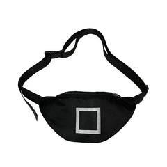 Reflective Geometric Pattern Chest Waist Bag Fanny Pack Mini Crossbody Phone Bag
