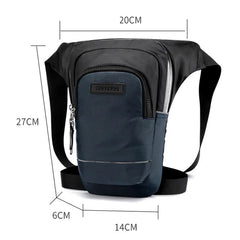Reflective Nylon Drop Leg Bags Thigh Hip Bum Belt Bag Waist Fanny Pack