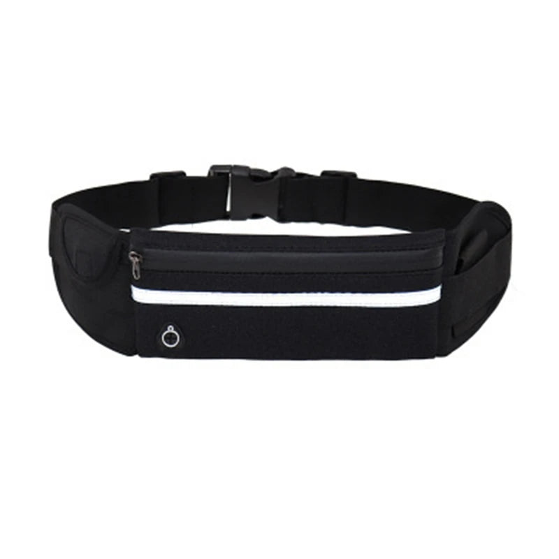 Reflective Running Waist Bag Waterproof Sports Gym Mobile Phone Bag Men Women