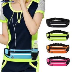 Reflective Running Waist Bag Waterproof Sports Gym Mobile Phone Bag Men Women