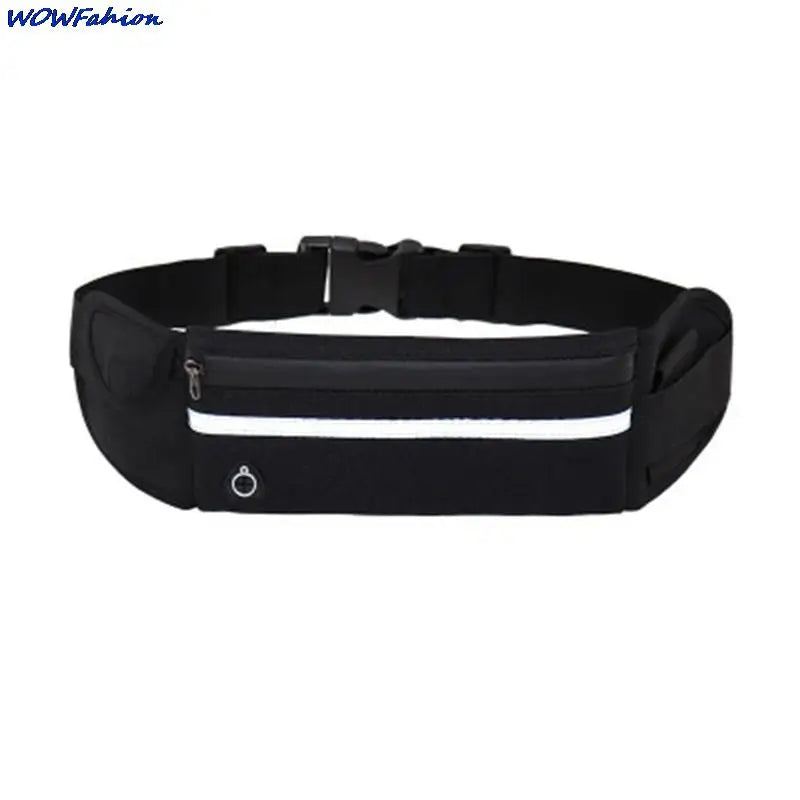 Reflective Running Waist Bag Waterproof Sports Gym Mobile Phone Bag Men Women