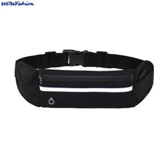 Reflective Running Waist Bag Waterproof Sports Gym Mobile Phone Bag Men Women