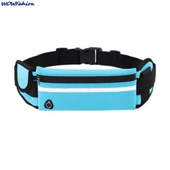 Reflective Running Waist Bag Waterproof Sports Gym Mobile Phone Bag Men Women