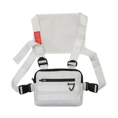 Reflective Streetwear Tactical Vest Chest Bag Hip Hop Crossbody Techwear Pack