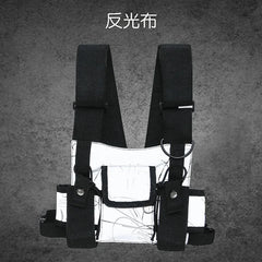 Reflective Vest Chest Rig Kanye West Waist Pack Chest Bag