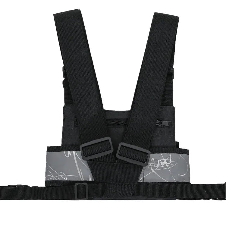 Reflective Vest Chest Rig Kanye West Waist Pack Chest Bag