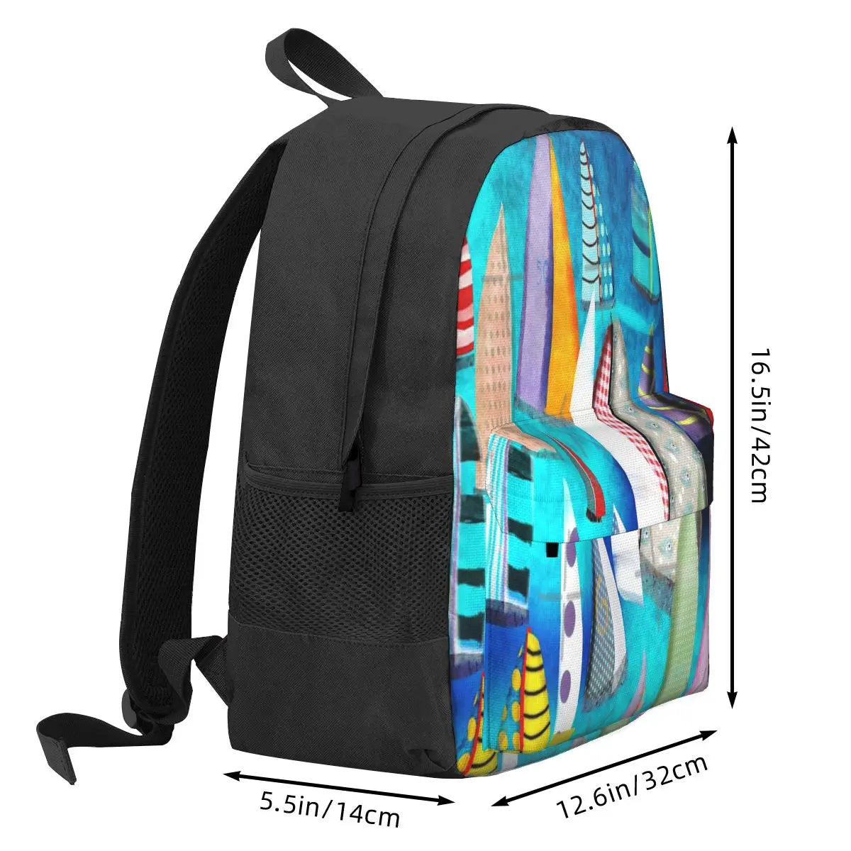 Regatta Segelbilder Marinemalerei Backpacks Men's Backpacks Bags For Women