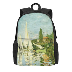 Monet Regattas At Argenteuil Backpacks Men's Bags For Women