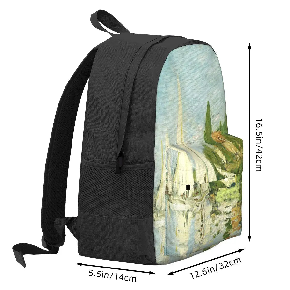 Monet Regattas At Argenteuil Backpacks Men's Bags For Women
