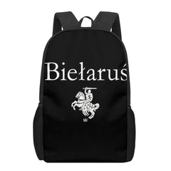 Belarus National Flag 3D Print Book Bag Set for Boys Girls Kids Backpack