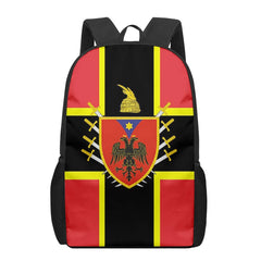 Albania Flag Kids School Bag Printing Backpack Shoulder Bag Boys Girls Book Bags