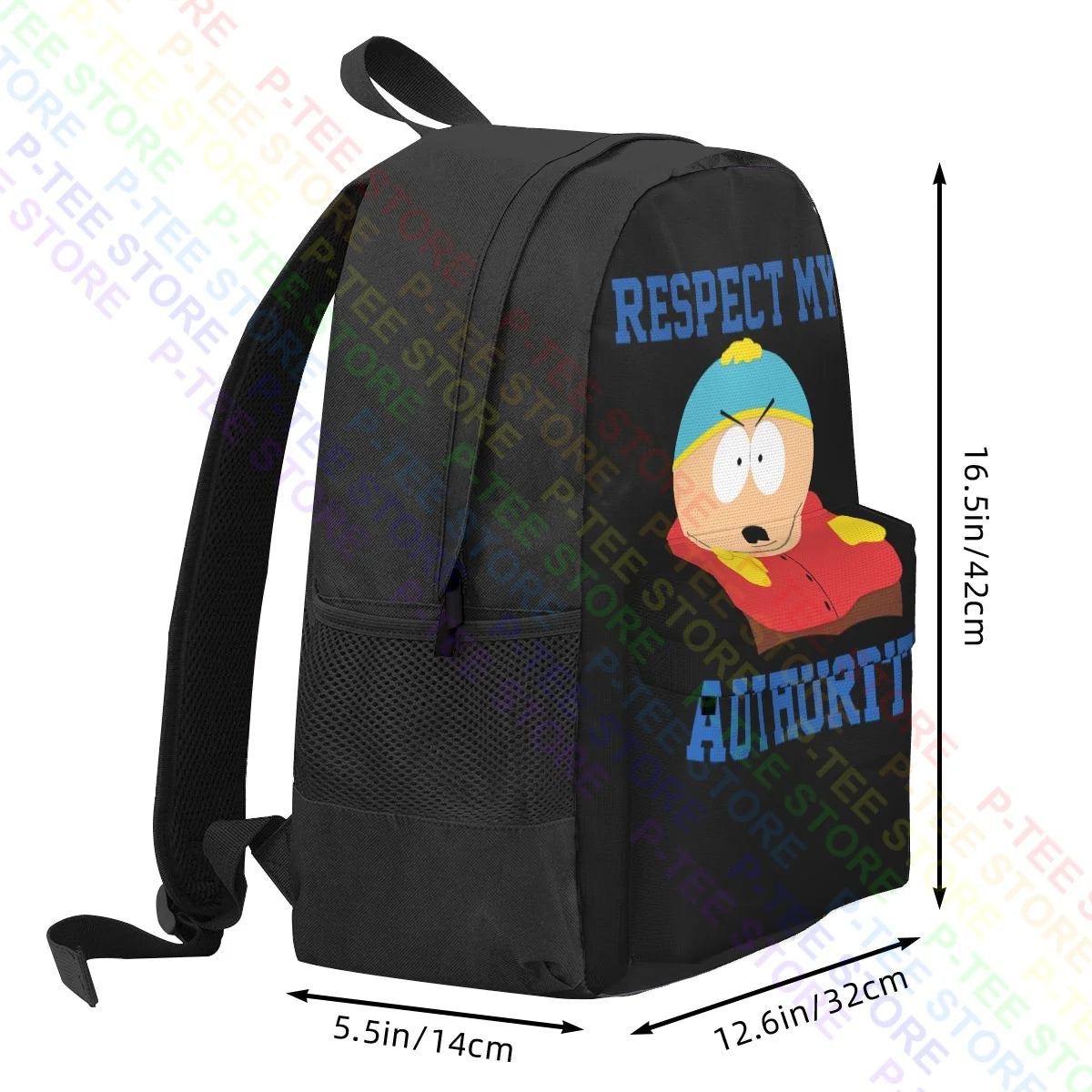 Respect My Authority Cartman Backpack Vintage Eco-Friendly