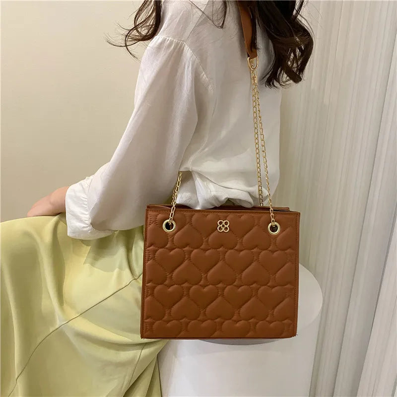 Vintage Women's Chain Shoulder Bag Messenger Tote Bag
