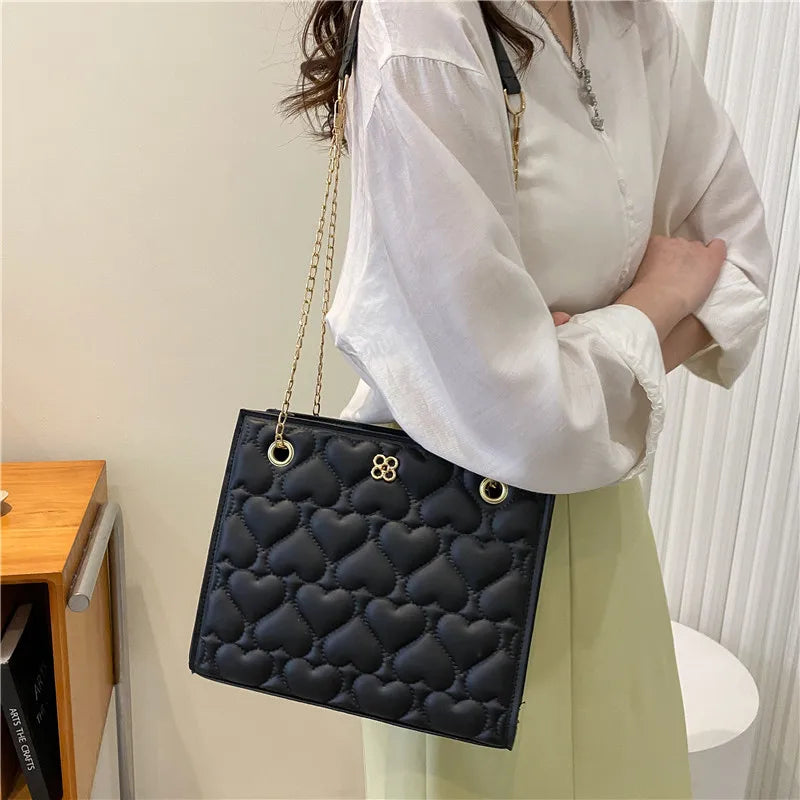 Vintage Women's Chain Shoulder Bag Messenger Tote Bag