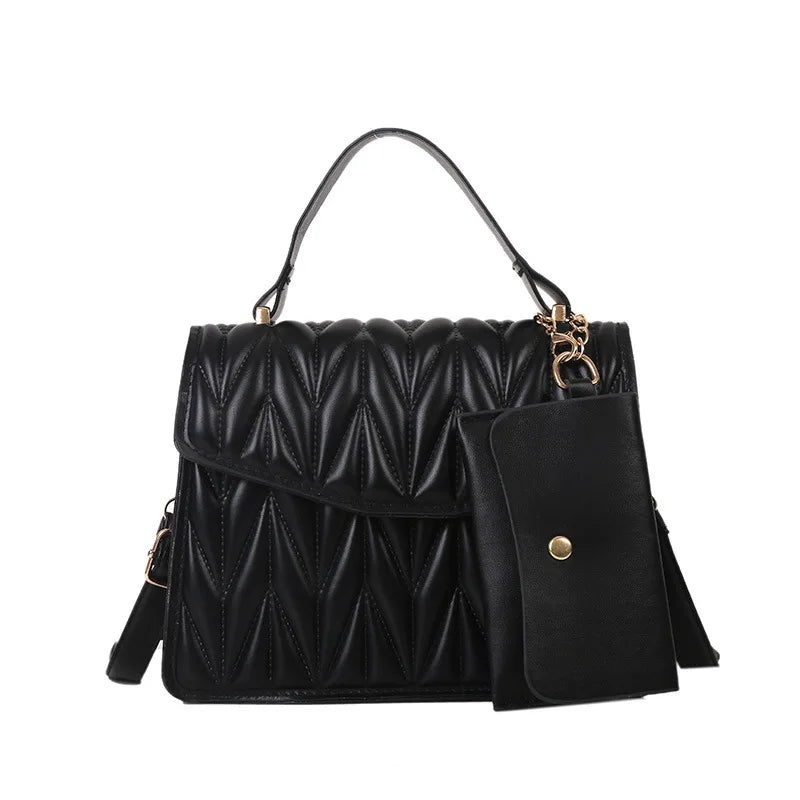 Women's Retro Messenger Bag Large Capacity Shoulder Bag