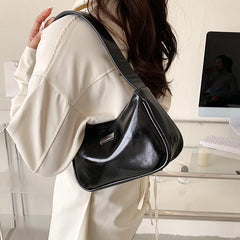 Soft Leather Clutch Purse French Shoulder Bags For Woman Armpit Packs