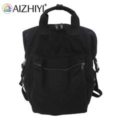 Retro Canvas Backpack Large Capacity Travel Student School Bag Zipper Rucksack