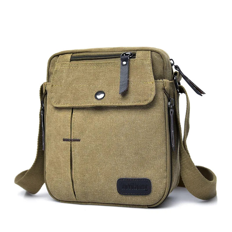 Retro Canvas Bag Military Sling Messenger Shoulder Satchel