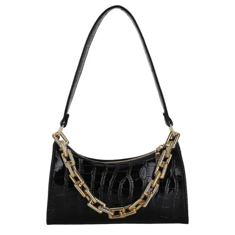 Retro Casual Lady Shopping Bag Chain Tote Bag