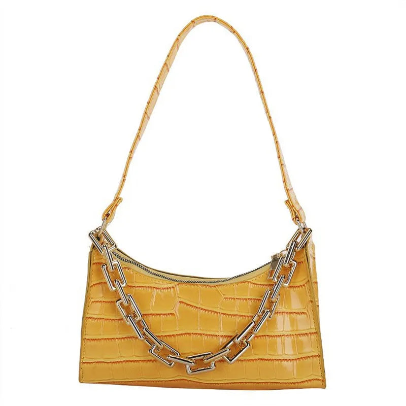 Retro Casual Lady Shopping Bag Chain Tote Bag