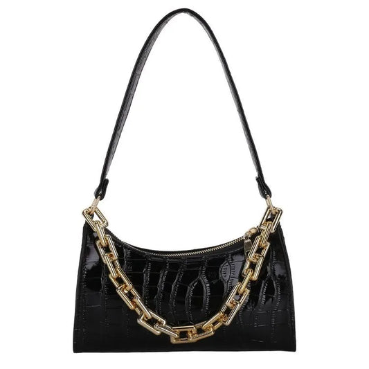Retro Casual Lady Shopping Bag Chain Tote Bag